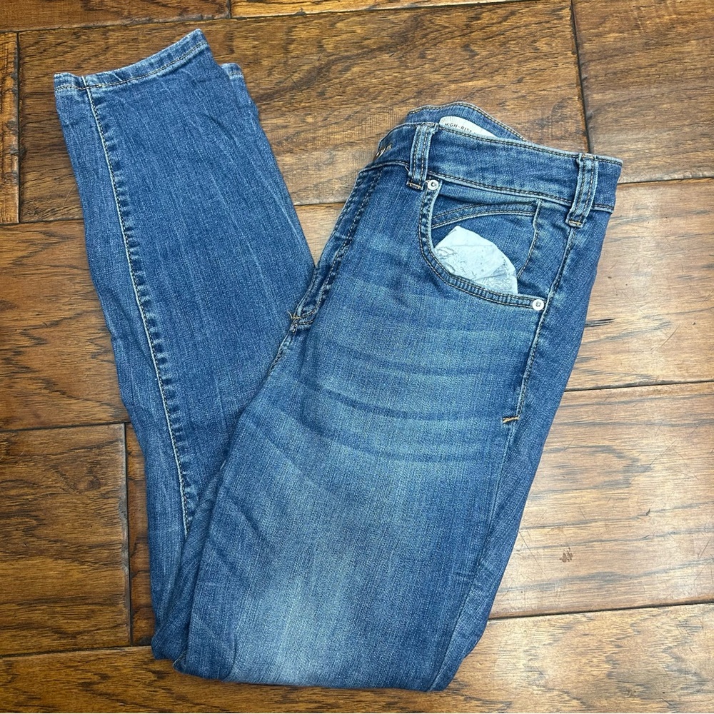 Pilcro and the Letterpress High Rise Denim Leggings